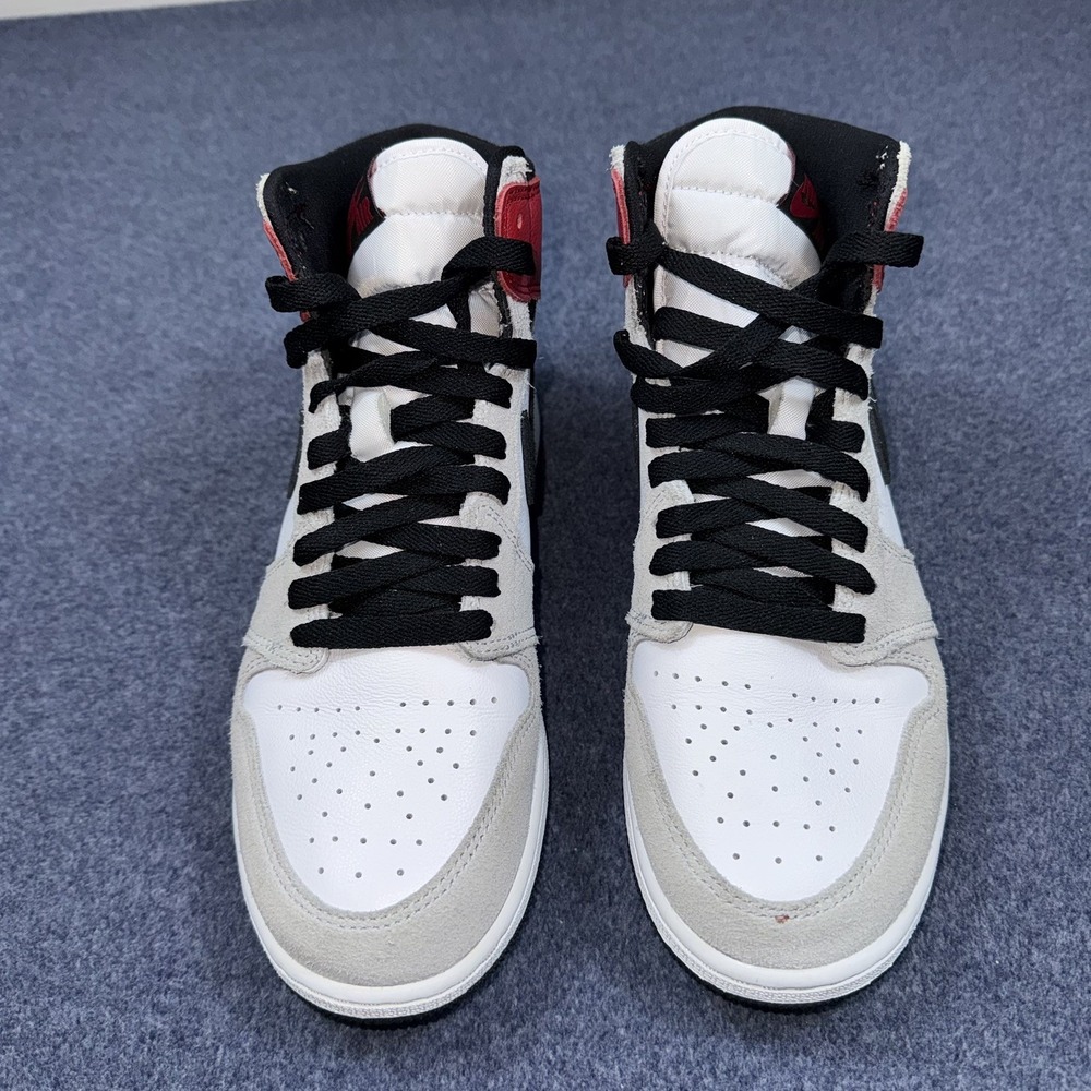 Nike Air Jordan 1 Retro High OG Light Smoke Grey GS Size 6.5Y 575441-126 - Picture 4 of 8